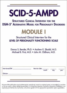 Structured Clinical Interview for the DSM-5 Alternative Model for Personality Disorders (SCID-5-AMPD) Module I : Level of Personality Functioning Scale