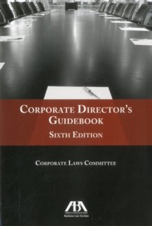 Corporate Director's Guidebook, Paperback / softback Book Corporate Director's Guidebook, Paperback / softback Book
