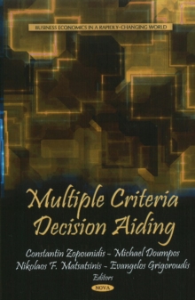 Multiple Criteria Decision Aiding, Hardback Book Multiple Criteria Decision Aiding, Hardback Book