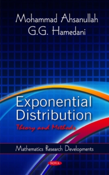 Exponential Distribution : Theory & Methods, Hardback Book Exponential Distribution : Theory & Methods, Hardback Book