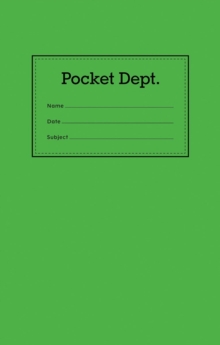 Pocket Dept: The Shirt Pocket, Notebook / blank book Book Pocket Dept: The Shirt Pocket, Notebook / blank book Book