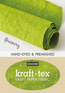 kraft-tex (R) Designer, Greenery : Kraft Paper Fabric