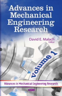 Advances in Mechanical Engineering Research : Volume 1, Hardback Book Advances in Mechanical Engineering Research : Volume 1, Hardback Book