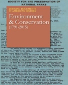 Environment & Conservation (1872-2015), Hardback Book Environment & Conservation (1872-2015), Hardback Book