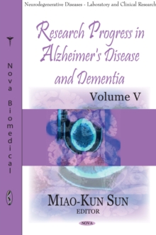 Research Progress in Alzheimer's Disease and Dementia (V)