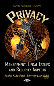 Privacy : Management, Legal Issues & Security Aspects, Hardback Book Privacy : Management, Legal Issues & Security Aspects, Hardback Book