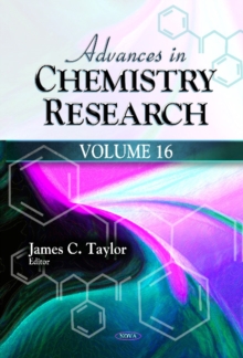 Advances in Chemistry Research : Volume 16, Hardback Book Advances in Chemistry Research : Volume 16, Hardback Book