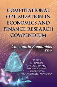 Computational Optimization in Economics & Finance Research Compendium, Hardback Book Computational Optimization in Economics & Finance Research Compendium, Hardback Book