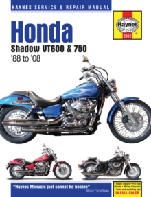 Honda Shadow VT600 & 750 (88 -14) : 1988-14, Paperback / softback Book Honda Shadow VT600 & 750 (88 -14) : 1988-14, Paperback / softback Book