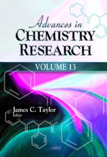 Advances in Chemistry Research : Volume 13, Hardback Book Advances in Chemistry Research : Volume 13, Hardback Book