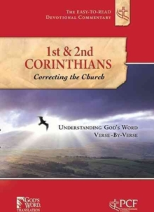 1st & 2nd Corinthians : Correcting the Church, Paperback Book 1st & 2nd Corinthians : Correcting the Church, Paperback Book