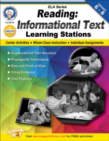 Reading, Grades 6 - 8 : Informational Text Learning Stations