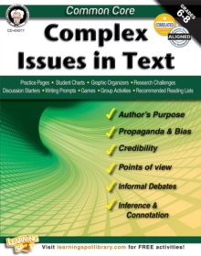 Common Core: Complex Issues in Text