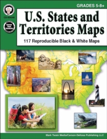 U.S. States and Territories Maps, Grades 5 - 8