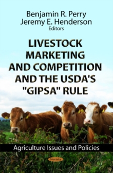Livestock Marketing & Competition & the USDA's, Paperback Book Livestock Marketing & Competition & the USDA's, Paperback Book