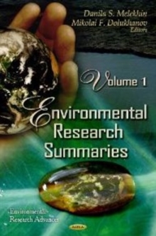 Environmental Research Summaries : Volume 1, Hardback Book Environmental Research Summaries : Volume 1, Hardback Book