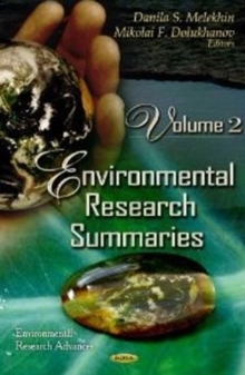 Environmental Research Summaries : Volume 2, Hardback Book Environmental Research Summaries : Volume 2, Hardback Book