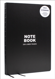 Black A4 Notebook