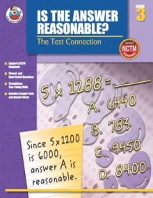 Is the Answer Reasonable?, Grade 3 : The Test Connection