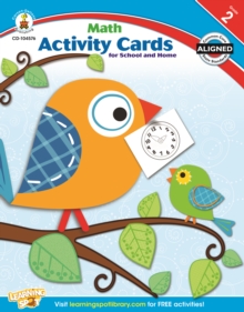 Math Activity Cards for School and Home, Grade 2