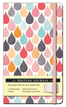 Multi Teardrop Journal, Hardback Book Multi Teardrop Journal, Hardback Book