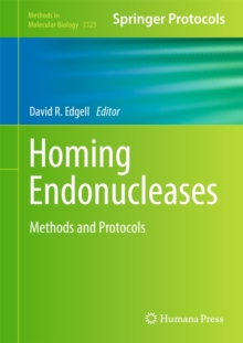 Homing Endonucleases : Methods and Protocols, Hardback Book Homing Endonucleases : Methods and Protocols, Hardback Book