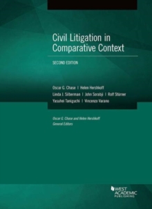 Civil Litigation in Comparative Context, Paperback / softback Book Civil Litigation in Comparative Context, Paperback / softback Book