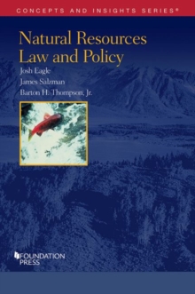 Natural Resources Law and Policy, Paperback / softback Book Natural Resources Law and Policy, Paperback / softback Book