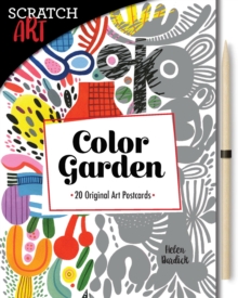 Scratch & Create: Wild Garden : 20 original art postcards, Paperback Book Scratch & Create: Wild Garden : 20 original art postcards, Paperback Book