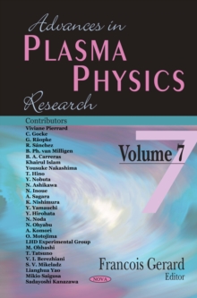 Advances in Plasma Physics Research. Volume 7