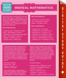 Medical Mathematics (Speedy Study Guides)