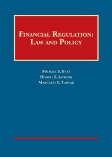 Financial Regulation : Law and Policy, Hardback Book Financial Regulation : Law and Policy, Hardback Book