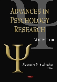 Advances in Psychology Research. Volume 110