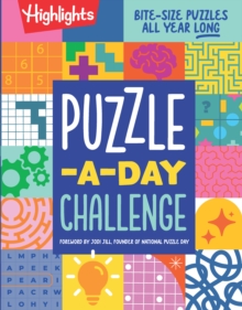 Puzzle-a-Day Challenge: Bite-Size Puzzles All Year Long : Bite Size Puzzles All Year Long, Variety Puzzle Book with Word Searches, Brain Teasers, Mazes and More