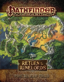 Pathfinder Campaign Setting: Return of the Runelords Poster Map Folio, Game Book Pathfinder Campaign Setting: Return of the Runelords Poster Map Folio, Game Book