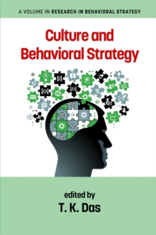Culture and Behavioral Strategy, Hardback Book Culture and Behavioral Strategy, Hardback Book