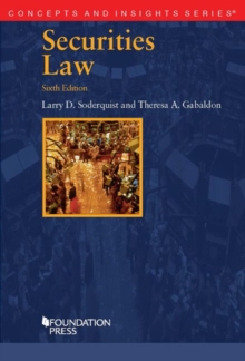 Securities Law, Paperback / softback Book Securities Law, Paperback / softback Book