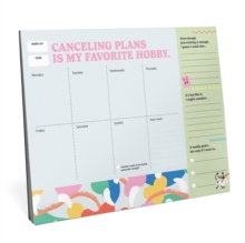 Em & Friends Struggle Is Real Weekly Desktop Planner