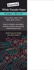 Essential White Transfer Paper : 12 Sheets, 8 1/2  x 11