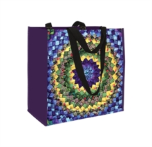 Pinecone Quilt Eco Tote : Reusable Grocery and Shopping Bag, Lightweight Folding Gift Tote Bag