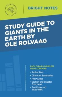 Study Guide to Giants in the Earth by Ole Rolvaag