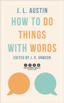 Echo Point Books How To Do Things With Words