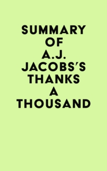 Summary of A.J. Jacobs's Thanks A Thousand