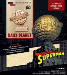 IncrediBuilds: DC Comics: Superman: Daily Planet 3D Wood Model and Book, Kit Book IncrediBuilds: DC Comics: Superman: Daily Planet 3D Wood Model and Book, Kit Book