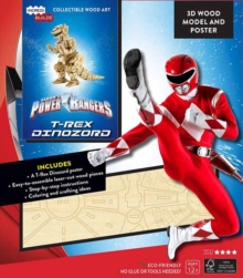 IncrediBuilds: Power Rangers: T-Rex Dinozord 3D Wood Model and Poster, Kit Book IncrediBuilds: Power Rangers: T-Rex Dinozord 3D Wood Model and Poster, Kit Book