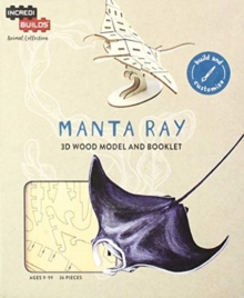 IncrediBuilds Animal Collection: Manta Ray, Kit Book IncrediBuilds Animal Collection: Manta Ray, Kit Book