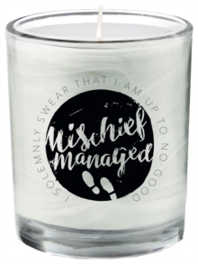 Harry Potter: Mischief Managed Glass Votive Candle