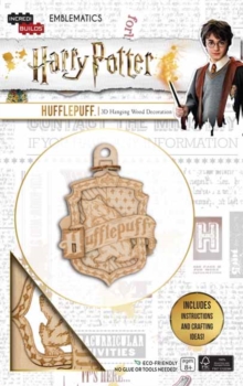 IncrediBuilds Emblematics: Harry Potter: Hufflepuff, Kit Book IncrediBuilds Emblematics: Harry Potter: Hufflepuff, Kit Book