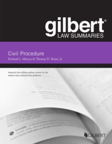 Gilbert Law Summary on Civil Procedure, Paperback / softback Book Gilbert Law Summary on Civil Procedure, Paperback / softback Book