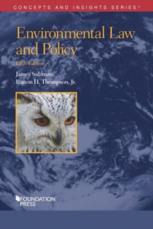 Environmental Law and Policy, Paperback / softback Book Environmental Law and Policy, Paperback / softback Book